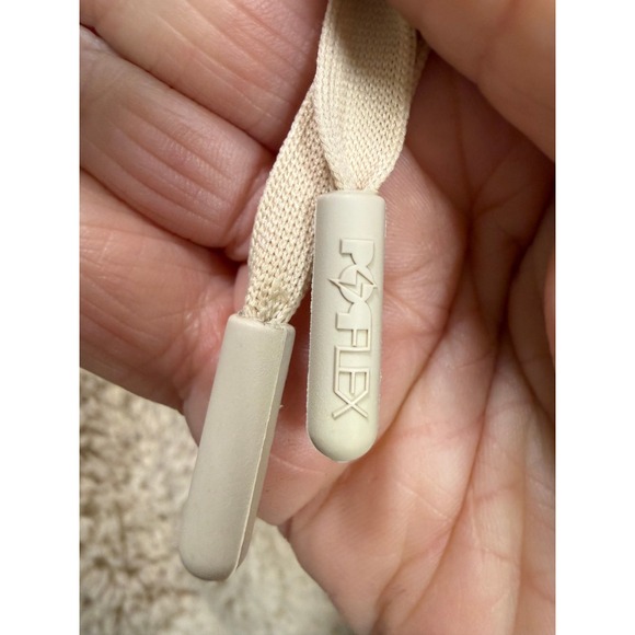 Popflex So Magical Teddy Hoodie Tan Sherpa Cropped Fleece Womens SM Cozy Pocket - Picture 4 of 7